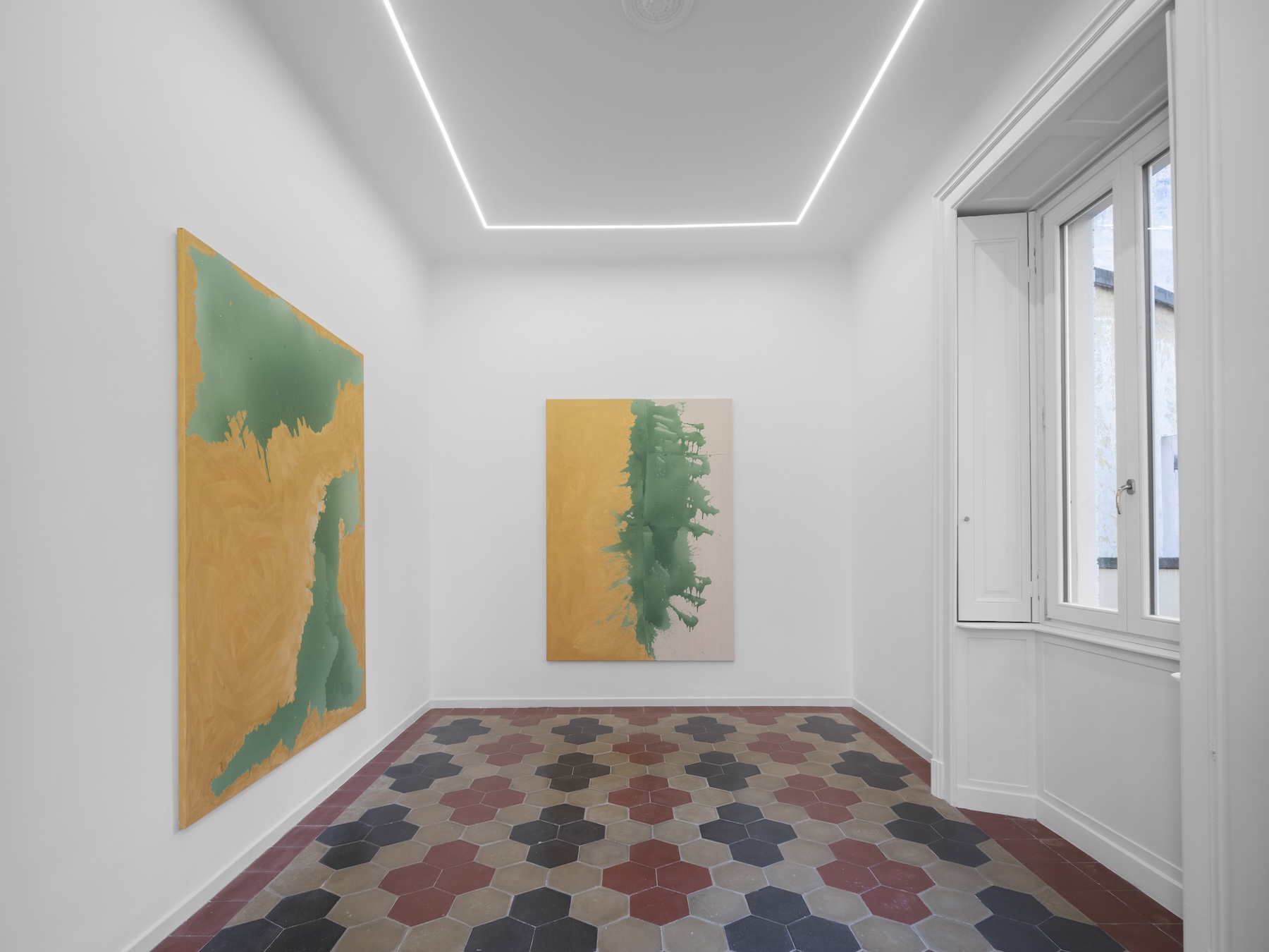 Buhlebezwe Siwani, uYana umhlaba, two paintings, Consonni Radziszewski Milan